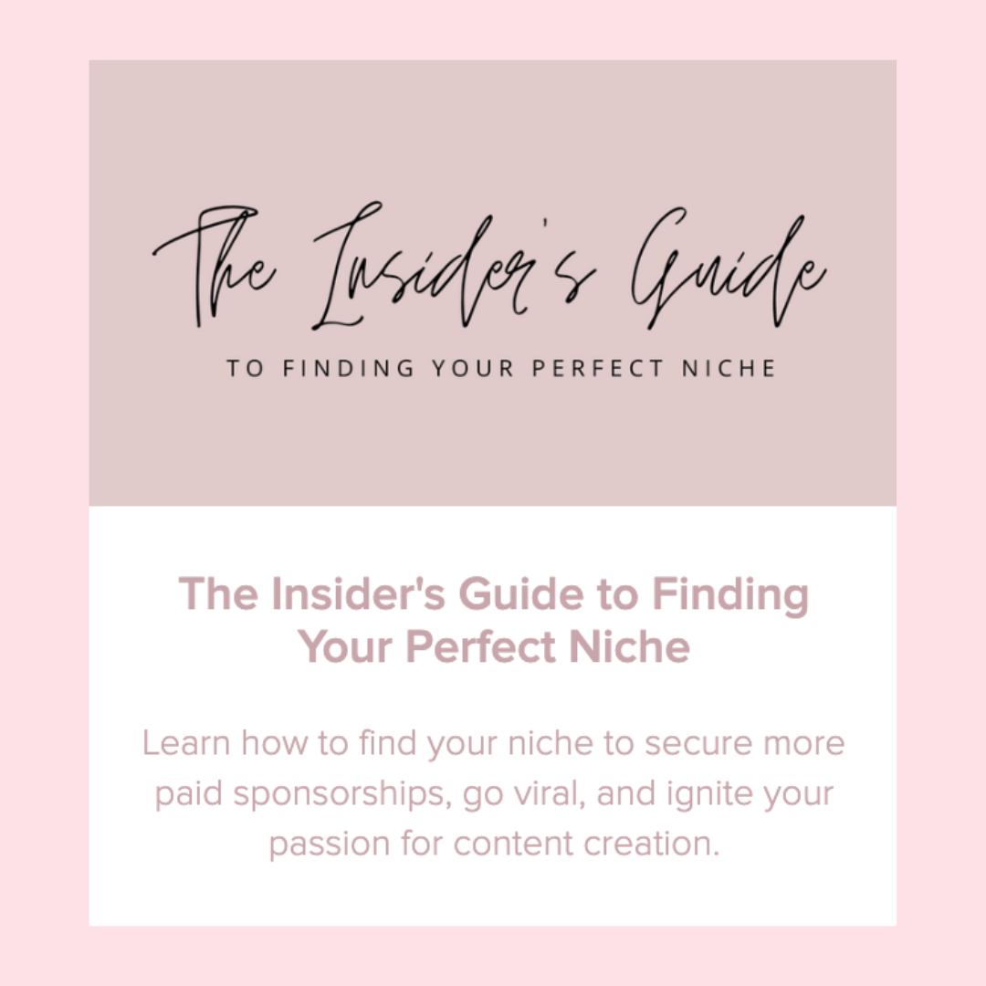 The Insiders Guide to Finding Your Perfect Niche
